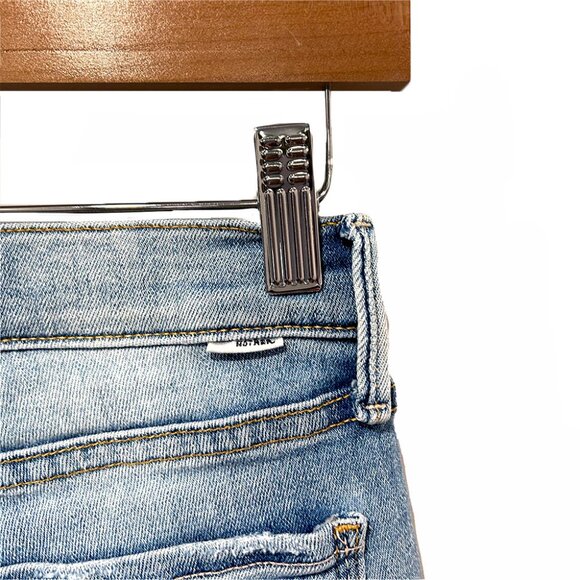 Mother Denim The Outsider Ankle Chew Mid-Rise Jeans, Poisoned Petals, 26 - Picture 8 of 8